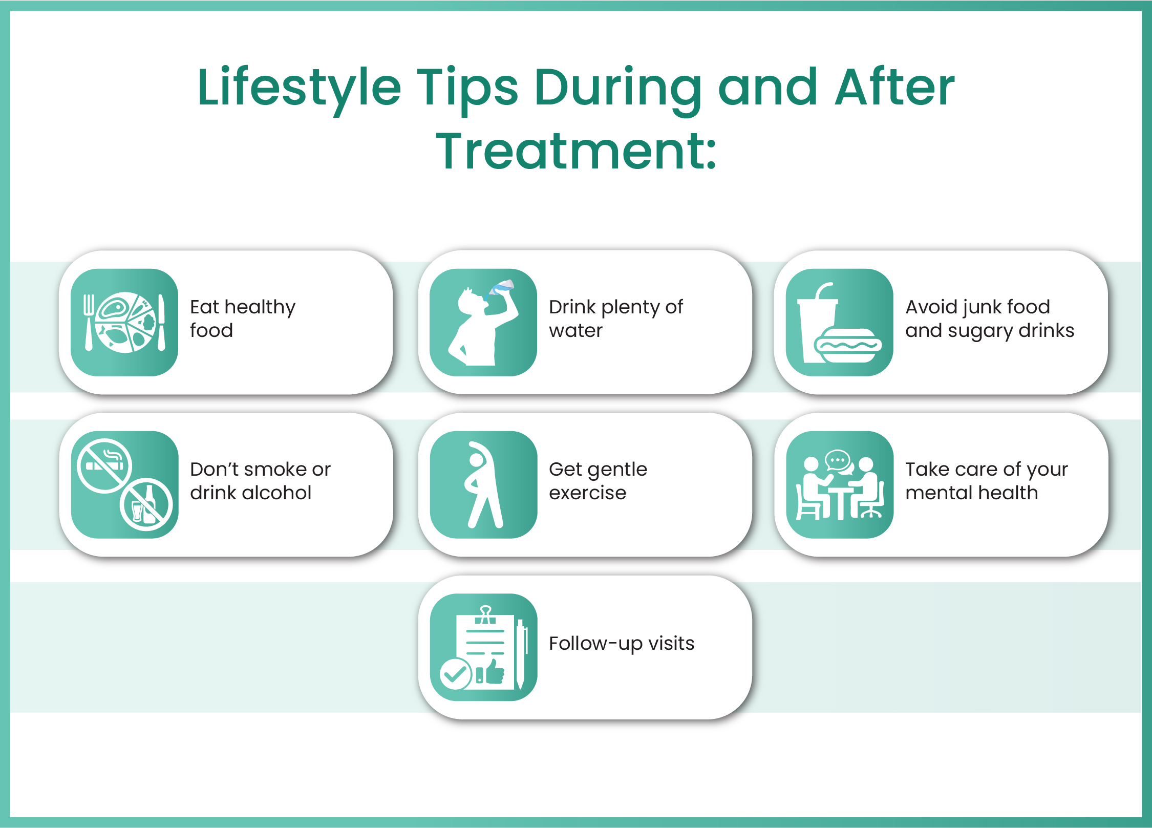 Lifestyle Tips During and After Treatment